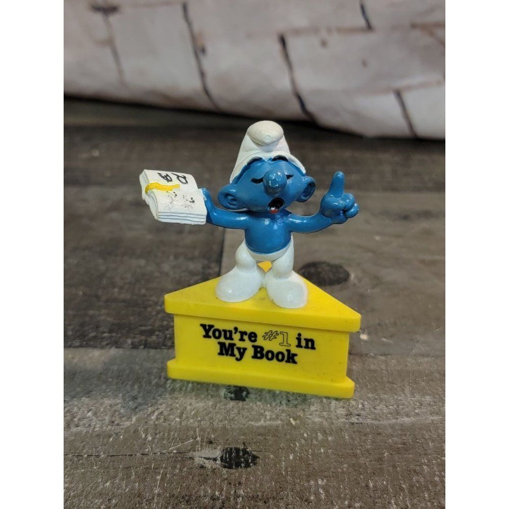 Schleich Smurf blue you're‎ #1 in my book toy figure